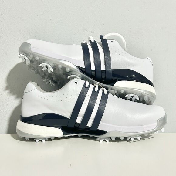 Adidas Tour360 24 “White Collegiate Navy” Men’s Size 9.5 Cushioned Golf Shoes main image 6